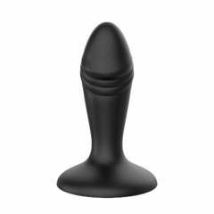 PLUG ANAL 9,7X3CM DE SILICONE COR PRETA – CÓD 51269