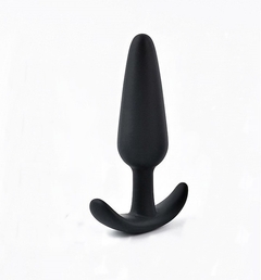 PLUG ANAL 12,3X3,1CM EM SILICONE COR PRETA - CÓD 51420