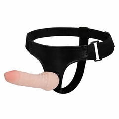 ULTRA CYBERSKIN PENIS CINTA COM PÊNIS 16,9X3,5 COR BEGE - CÓD 1505