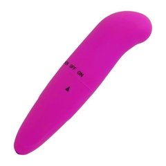 VIBRADOR PONTO G TOQUE AVELUDADO COR PINK - CÓD 2195