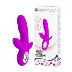 PRETTY LOVE HUMPHRAY VIBRADOR RECARREGÁVEL COM ESTIMULADOR DUPLO COM CERDAS MACIAS E 7 MODOS DE VIBRAÇÃO E 5 INTENSIDADES DE VIBRAÇÃO – CÓD 2314