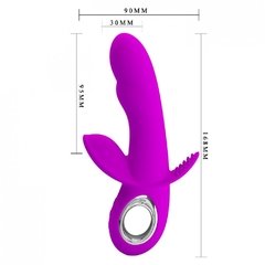 PRETTY LOVE HUMPHRAY VIBRADOR RECARREGÁVEL COM ESTIMULADOR DUPLO COM CERDAS MACIAS E 7 MODOS DE VIBRAÇÃO E 5 INTENSIDADES DE VIBRAÇÃO – CÓD 2314