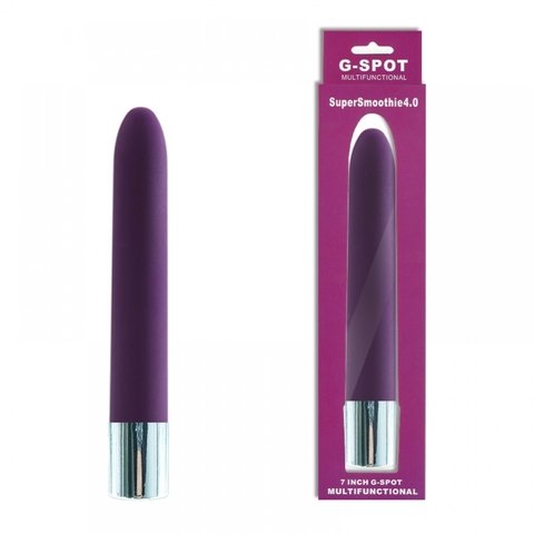 VIBRADOR PERSONAL 17,5X2,8CM COM 10 MODOS DE VIBRAÇÃO COR ROXO - CÓD 2330