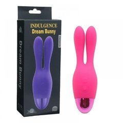 APHRODISIA INDULGENCE DREAM BUNNY VIBRADOR RECARREGÁVEL COM ORELHAS PARA PENETRAÇÃO COM 10 MODOS DE VIBRAÇÃO – CÓD 2352