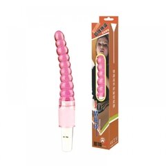 VIBRADOR 21,5X3CM COM CAPA ESCALONADA REMOVÍVEL COR ROSA – CÓD 2364