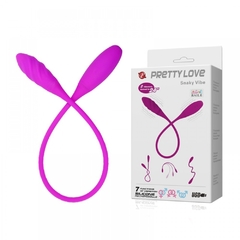 PRETTY LOVE SNAKY VIBE VIBRADOR DUPLO FLEXÍVEL COM 7 MODOS DE VIBRAÇÃO – CÓD 2373