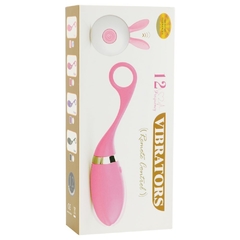 VIBRADOR BULLET 10 VIBRAÇÕES EM SILICONE COM CONTROLE SEM FIO COR PINK – CÓD 2406