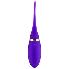 VIBRADOR BULLET 10 VIBRAÇÕES EM SILICONE COM CONTROLE SEM FIO COR ROXA – CÓD 2407