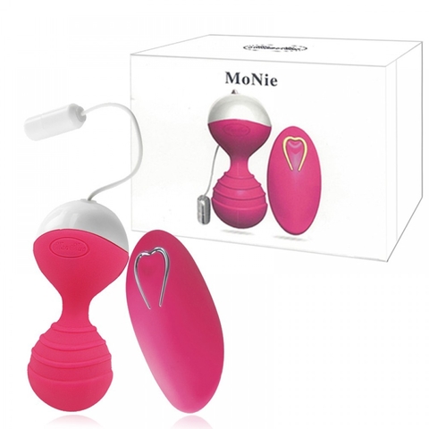 MONNIE ESFERA PARA POMPOAR RECARREGÁVEL WIRELESS COM 10 MODOS DE VIBRAÇÃO COR MANGENTA – CÓD 51079