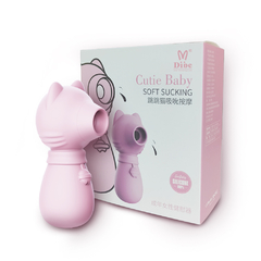 CUTIE BABY SOFT SUCKING CAT SUGADOR DE CLITÓRIS COM 7 MODOS DE SUCÇÃO COR PINK – CÓD 2457