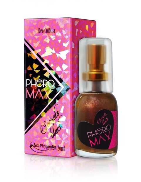 PERFUME PHERO SECRETS BLACK FEMININO 20ML - CÓD 3238