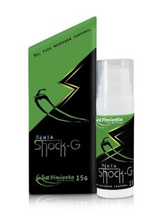 SHOCK-G MENTA 15G VIBRADOR LIQUIDO - CÓD 3261