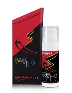 SHOCK-G MORANGO 15G VIBRADOR LIQUIDO - CÓD 3264