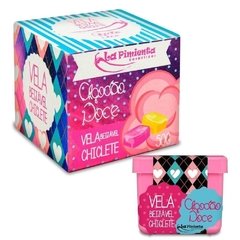 VELA BEIJÁVEL ALGODÃO DOCE CHICLETE 50G - CÓD 3352