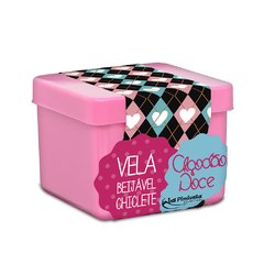 VELA BEIJÁVEL ALGODÃO DOCE CHICLETE 50G - CÓD 3352