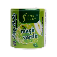 SEXY BALL BOLINHA BEIJÁVEL COM SABOR MAÇA VERDE C/03 UN – CÓD 3562