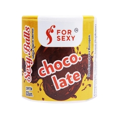 SEXY BALL BOLINHA BEIJÁVEL COM SABOR CHOCOLATE C/03 UN – CÓD 3625