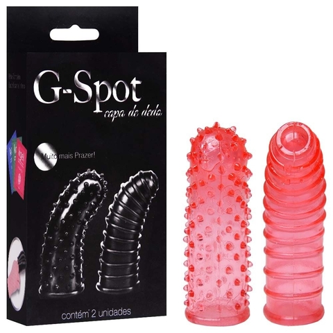 CAPA DE DEDO G-SPOT COR VERMELHA - CÓD 5064