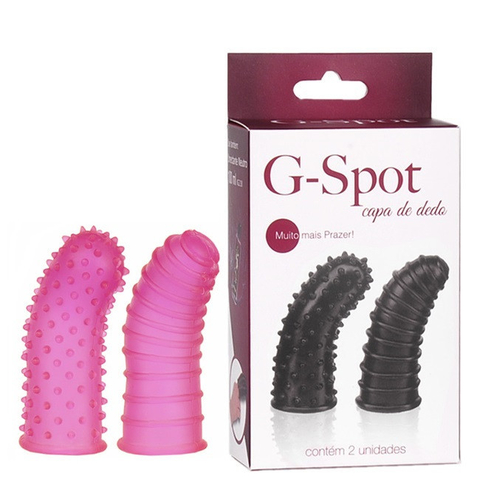 CAPA DE DEDO G-SPOT COR ROSA - CÓD 5065