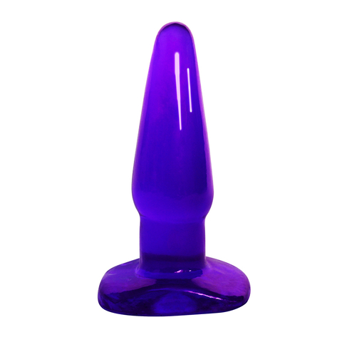 PLUG ANAL 12X3,5CM COR ROXA 