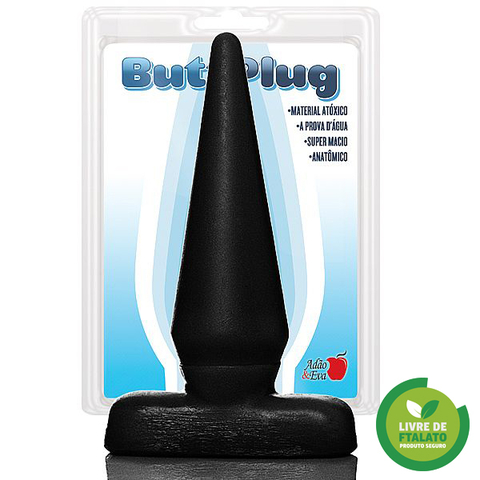 PLUG ANAL 12X2,5 INICIANTE COR PRETA