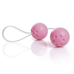 CONJUNTO POMPOAR COM 2 BOLAS COR ROSA - CÓD 5194