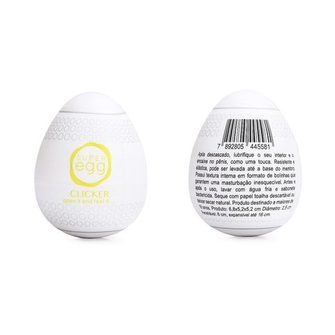 MASTURBADOR SUPER EGG - CLICKER - CÓD 5313