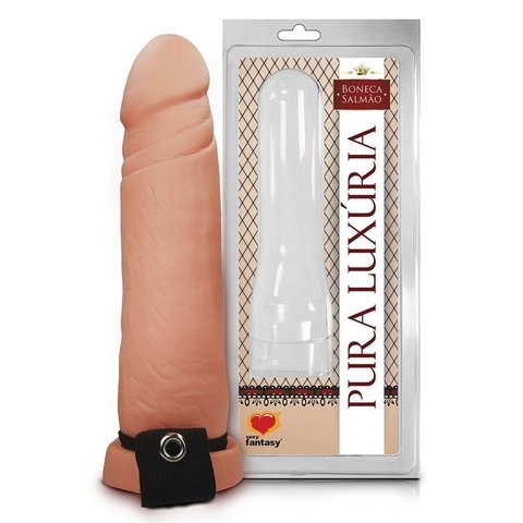 CAPA PENIANA REALÍSTICA 15X4,4CM - Intenções Picantes Sex Shop