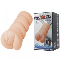 CRAZY BULL VAGINA MASTURBATOR MASTURBADOR FORMATO VAGINA REALÍSTICA COM TÚNEL TEXTURIZADO – CÓD 5603