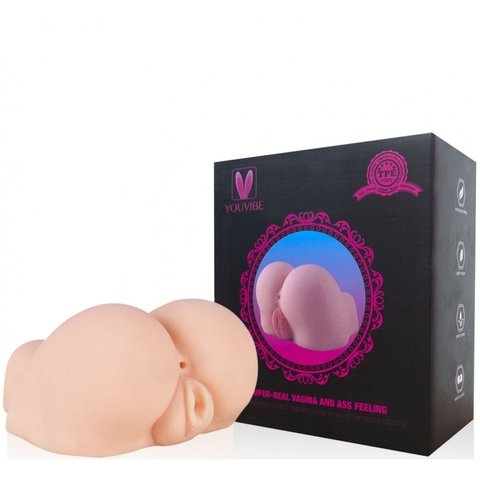 MASTURBADOR BUMBUM COM VAGINA 16X14 CM