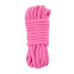 CORDA TORCIDA SHIBARI 10M COR ROSA - CÓD 5797