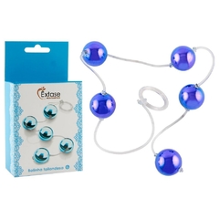 BOLINHA TAILANDESA (Ø 20MM) COM 05 UNIDADES COR METALIZADA COR AZUL – COR 5985