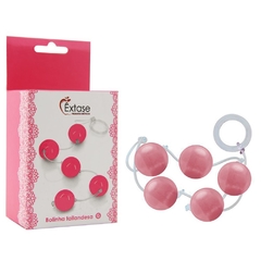 BOLINHA TAILANDESA (Ø 25MM) COM 05 UNIDADES COR ROSA – COR 5987