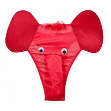 CUECA SEXY ELEFANTE COR VERMELHO - CÓD 6121