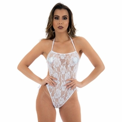 BODY RENDA SENSUAL COR BRANCA - CÓD 71071