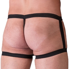 CUECA SENSUAL VINIL COR PRETA – CÓD 7836