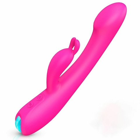 S-HANDE ANAS VIBRADOR ESTIMULADOR DE PONTO G E CLÍTORIS EM SILICONE E 9 MODOS DE VIBRAÇÕES COR ROSA - CÓD 2501