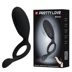 ANEL PENIANO ESTHEL PRETTY LOVE VIBRADOR SILICONE AVELUDADO - CÓD 5265