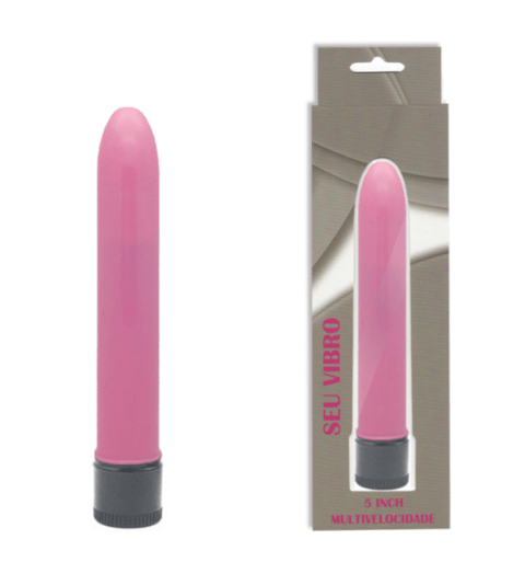 VIBRADOR PERSONAL 13X2,5CM COR ROSA - CÓD 2077