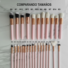 M1- Brocha duo fibra - Ideal base, corrector, iluminador. - SONTES MAKE UP