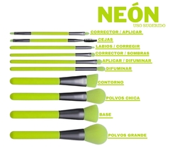 Set de Brochas de Maquillaje Neon - comprar online