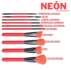 Set de Brochas de Maquillaje Neon Rosa - comprar online