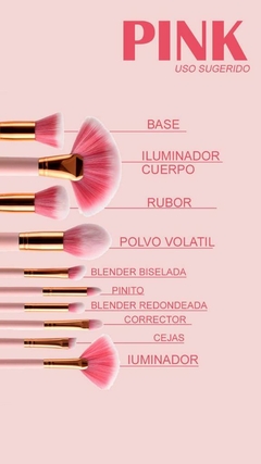 Set de Brochas de maquillaje Pink - comprar online