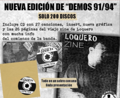 Loquero - Demos 91-94 (CD + FANZINE)