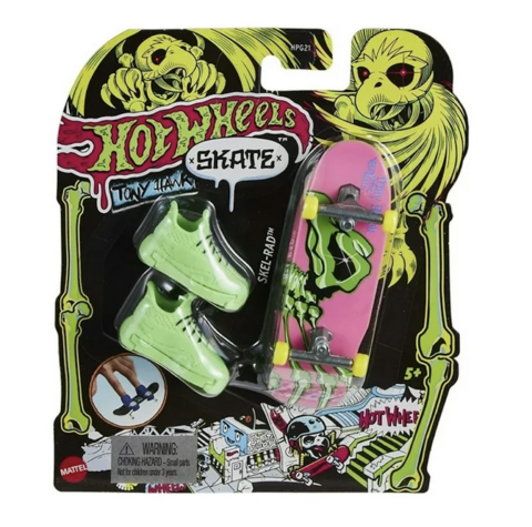 HOT WHEELS SKATE TONY HAWK - SKEL-RAD FINGERBOARD