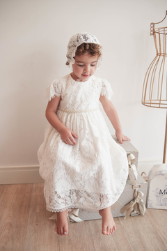 Vestido Batizado Royal Off White - loja online