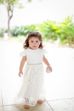 Imagem do Vestido Batizado Royal Off White