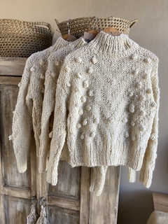 Sweater “Artilea” Natural. - Telar de Campo