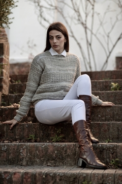 Sweater “ZARAUZ “gris - comprar online