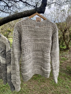 Sweater “ZARAUZ “gris - Telar de Campo